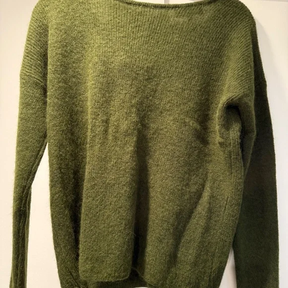 Sezane Gaspard Cardigan Perfect Green - Size M - Picture 4 of 4